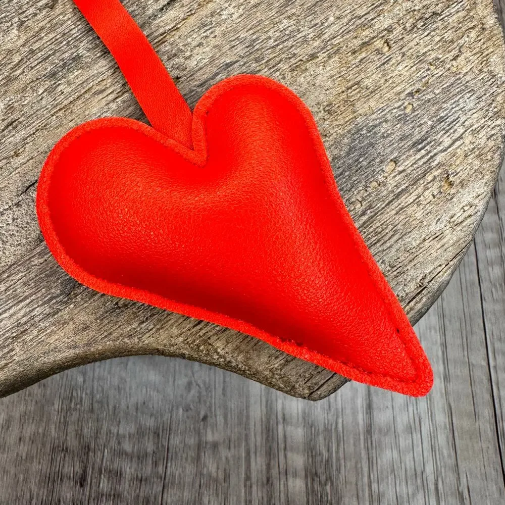 Red Heart Purse Charm Love Bag Flair NEW FAST SHIP Red Accessory Valentines